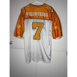 VTG Colosseum Tennessee Volunteers Football Jersey Mens L White Orange Number 7